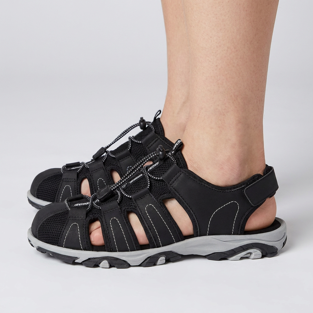 르까프 크림슨 샌들 LE5S383BLK, 270, 1개