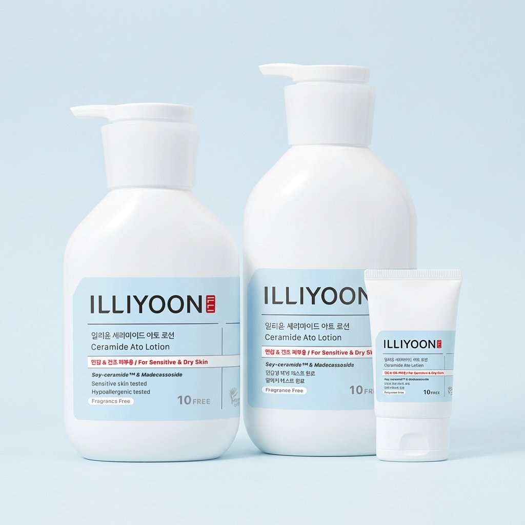 일리윤 세라마이드 아토 로션, 564ml, 1개 + 로션, 350ml, 1개 + 로션, 50ml, 1개