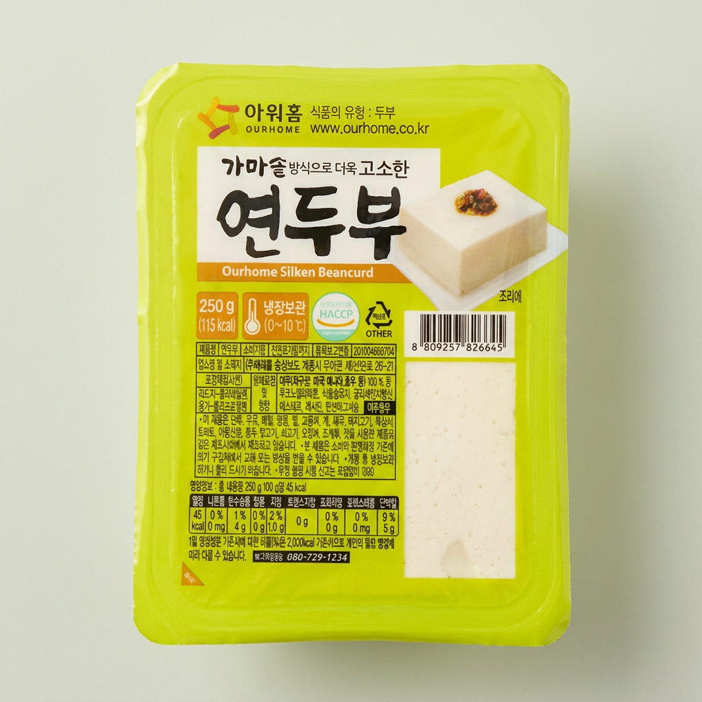 아워홈 연두부, 250g, 10개