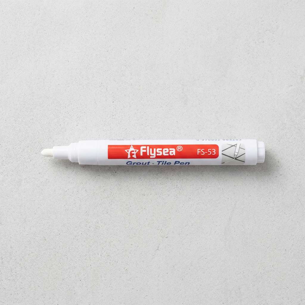 Flysea 타일 줄눈 마카펜 FS-53, 화이트, 1개