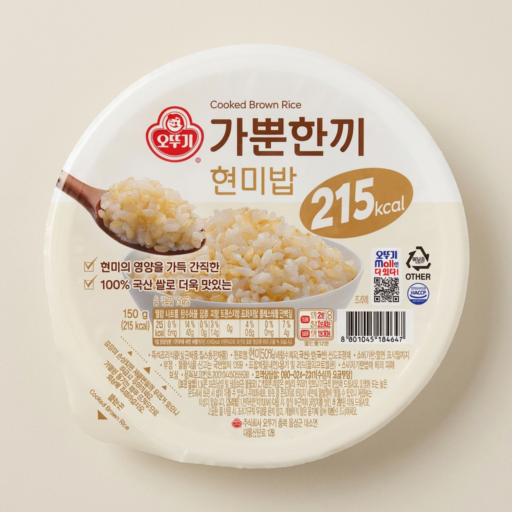 오뚜기밥 가뿐한끼현미밥, 150g, 30개