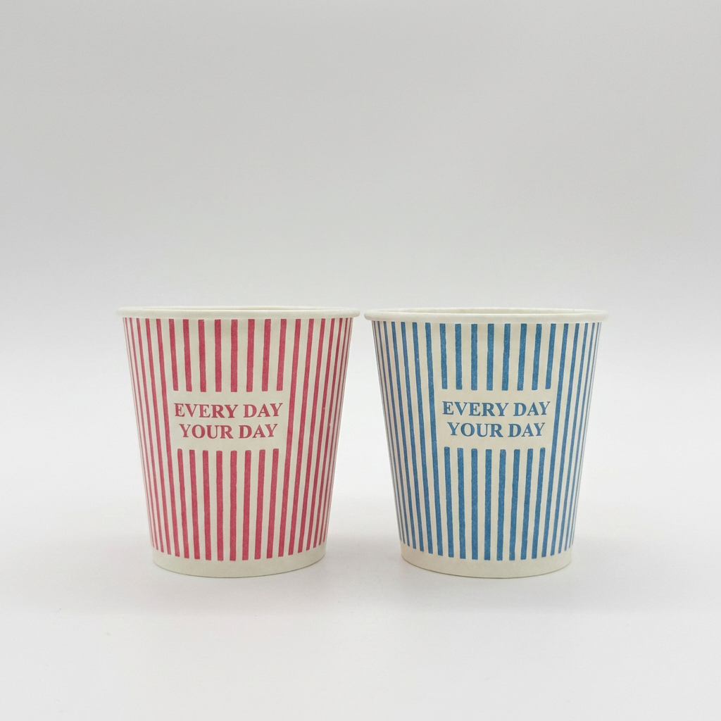 일회용 위생 자판기 종이컵, 무형광 천연펄프, 180ml, 200개입