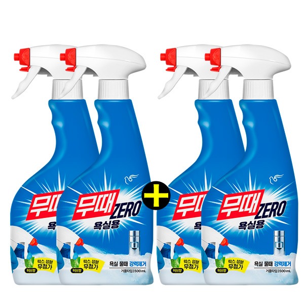 샵피온 (주) 피죤 무때ZERO 욕실용, 500ml, 4개