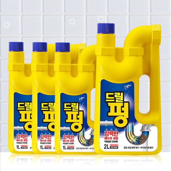 샵피온 (주) 피죤 드릴펑, 1L, 3개 + 2L, 1개