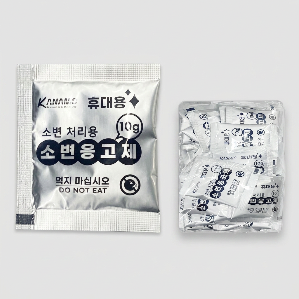 지아이엘 대용량 소변응고제 캠핑 야외 변기 휴대용 노지 용변 분해제 간이 화장실, 10g, 1개