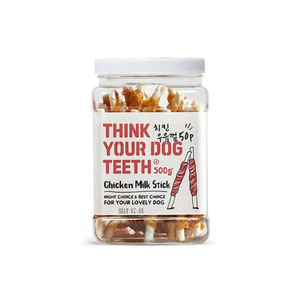 다올 더주스 띵독 강아지 딩고껌, 치킨딩고스틱껌, 500g, 1개, 50P