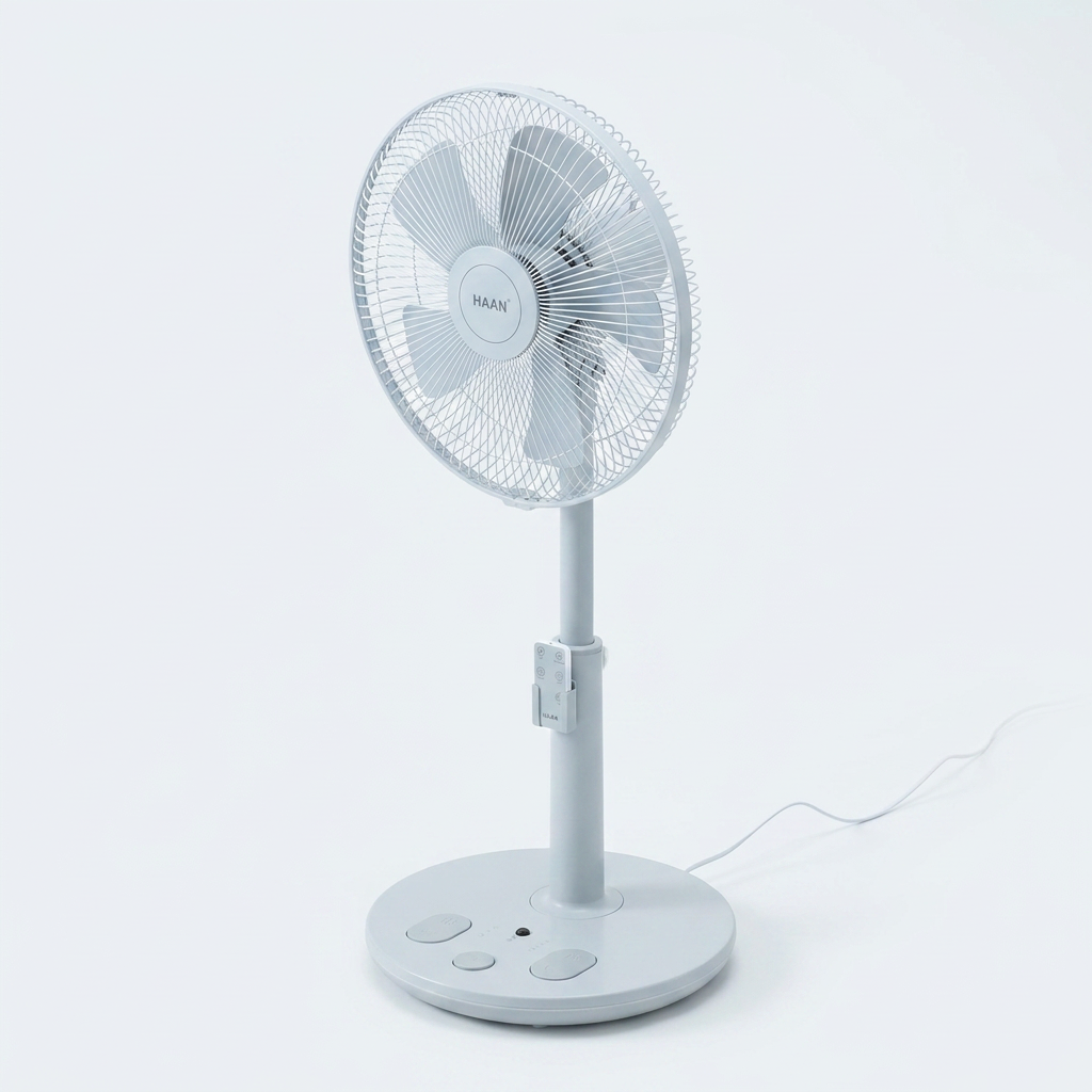 한경희 초미세풍 발터치 리모컨 선풍기 HAAN-HDC230, 라이트그레이, 1개