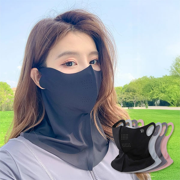 주식회사 초특가컴퍼니 숨쉬기 편한 환절기 아이스실크 선크림 마스크넥워머, 4종, 2세트