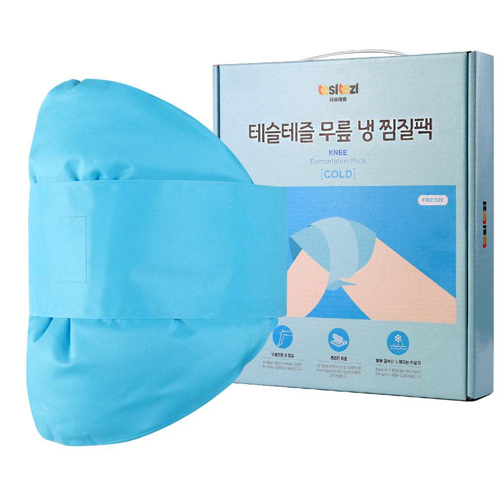 닥터투데이 테슬테즐 무릎 냉찜질팩, 스카이블루, 1개