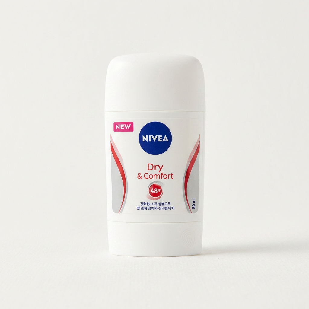 니베아 데오드란트 스틱 드라이 앤 컴포트, 50ml, 1개