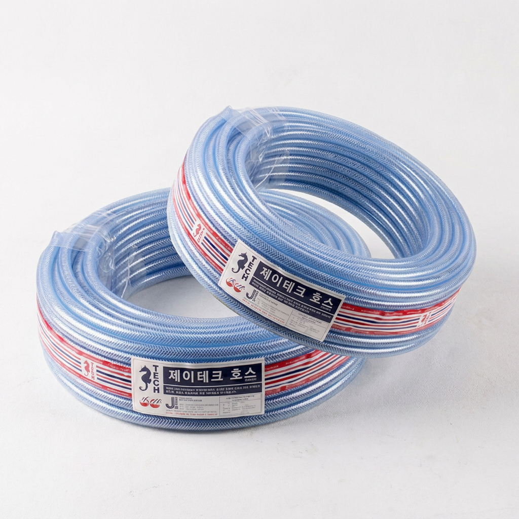 제이테크 편사호스, 블루, 내경 16mm, 외경 19mm, 45m, 1개