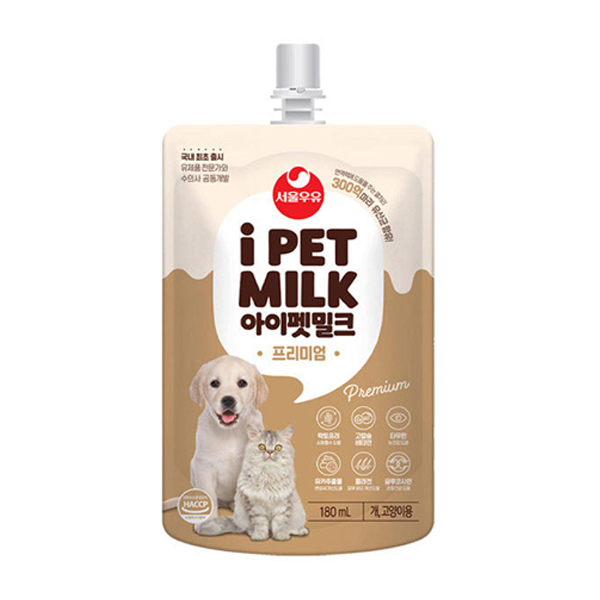 서울우유 프리미엄 아이펫밀크, 180ml, 10개