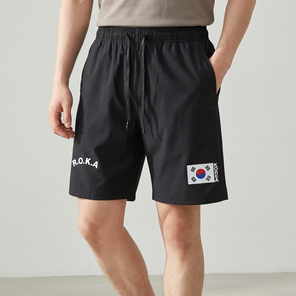 마찌 로카 5부 반바지, 블랙, 2XL, 2장