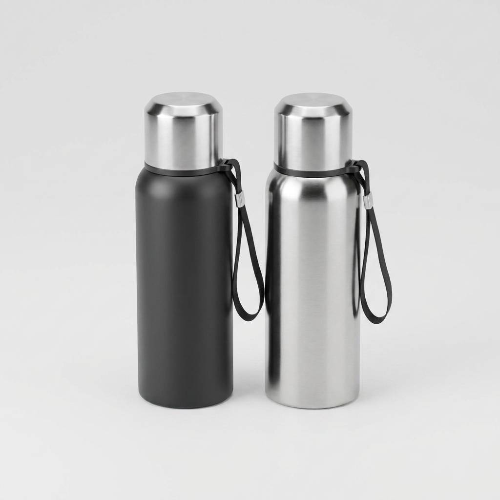 코코리브 스텐 보냉 보온병, 스틸, 1000ml, 1개