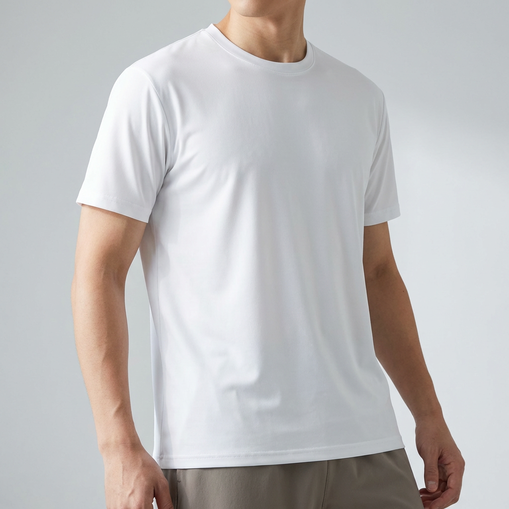 쿨실키 무지 반팔 기능성 티셔츠, 블랙, 2XL, 3개