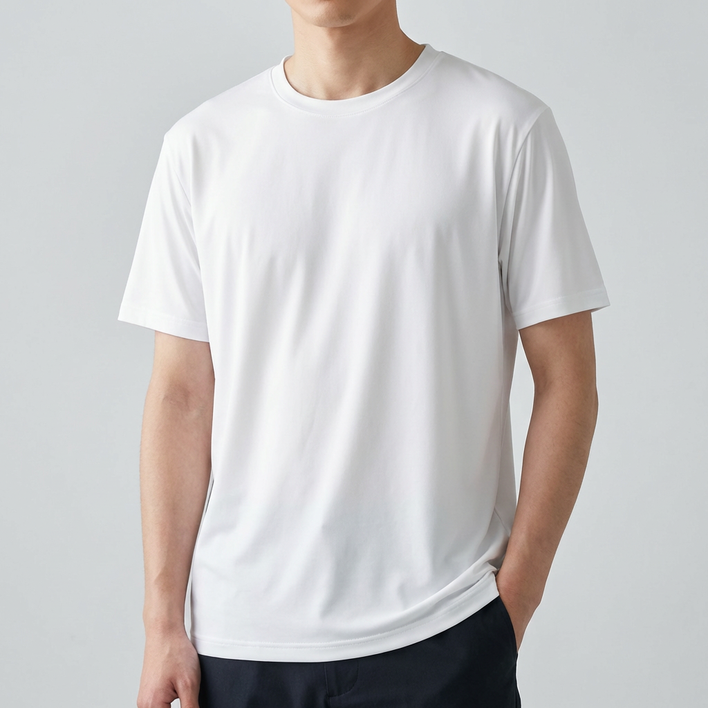 쿨실키 무지 반팔 기능성 티셔츠, 화이트, 3XL, 3개