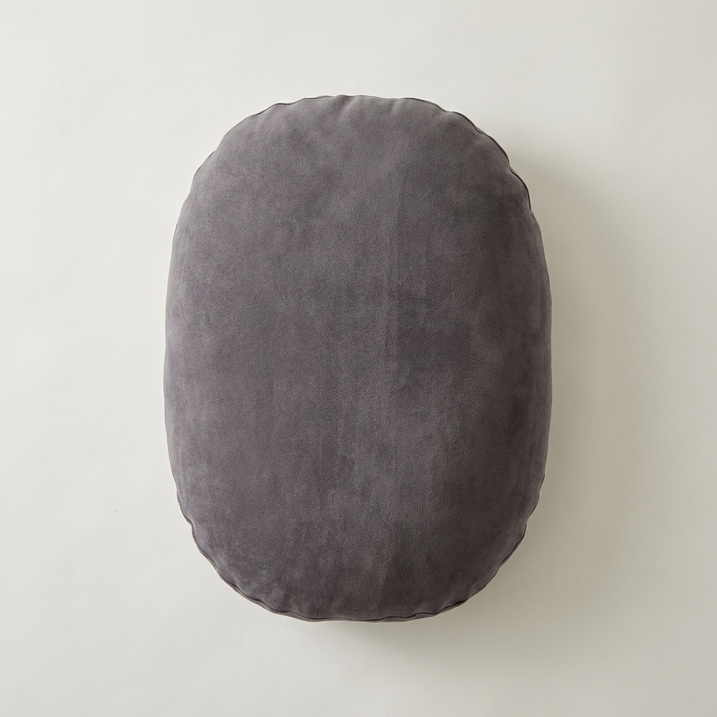 리브맘 쫀득이 모찌 애착쿠션, 차콜, 90x70cm, 1개