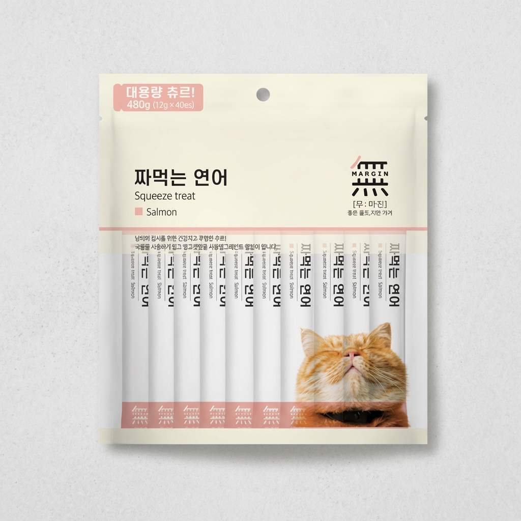 무마진 짜먹는 고양이츄르, 연어, 480g, 40p, 1개 가격 비교 무마진 짜먹는 고양이츄르, 연어, 480g, 40p, 1개