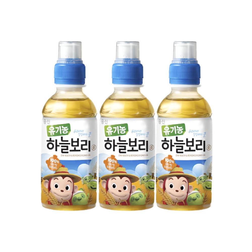 주식회사 유수유통 웅진 유기농 하늘보리차, 200ml, 24개