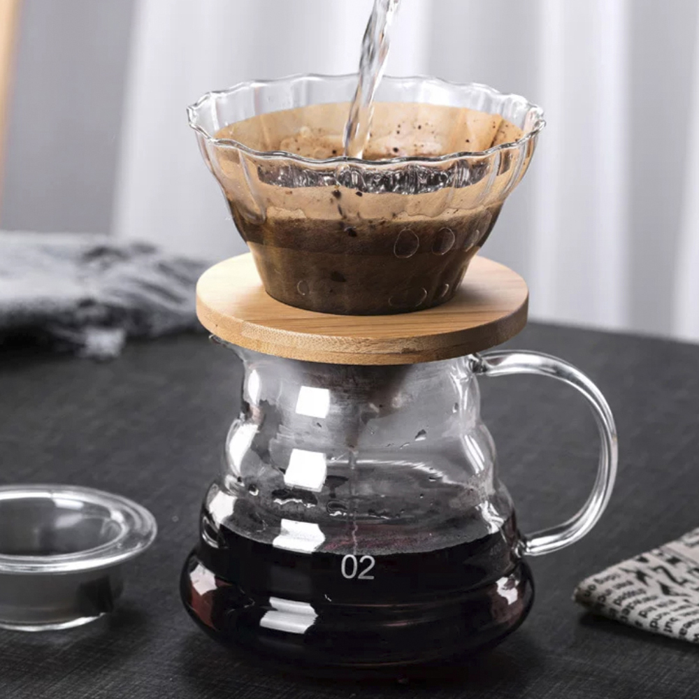 TEALOGIC 고원 핸드드립 커피서버, 투명, 600ml, 1개 가격 비교 (주) 코코비아 TEALOGIC 고원 핸드드립 커피서버, 투명, 600ml, 1개