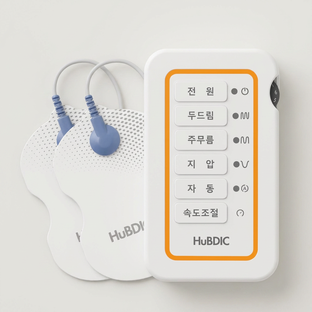 휴비딕 개인용 저주파 자극기, 주황, 1개