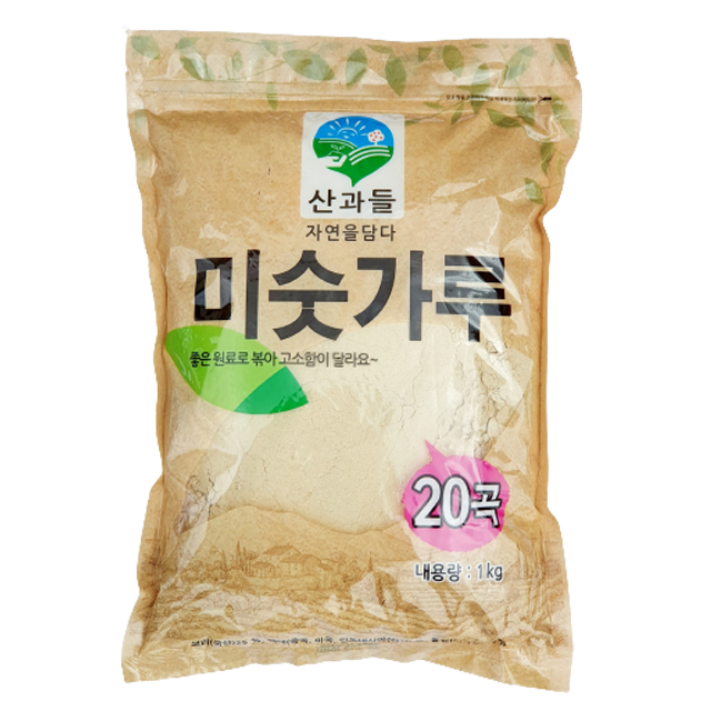 (주) 루이보스코리아 산과들,20곡미숫가루,1kg,1개