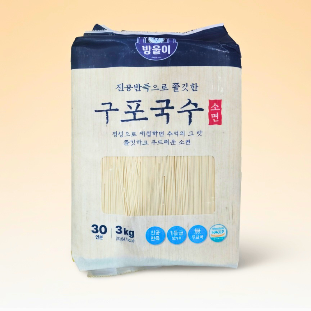 방울이 구포국수 소면, 3kg, 1개 가격 추이 대산에프앤비 방울이 구포국수 소면, 3kg, 1개 - 최저가 4,820원