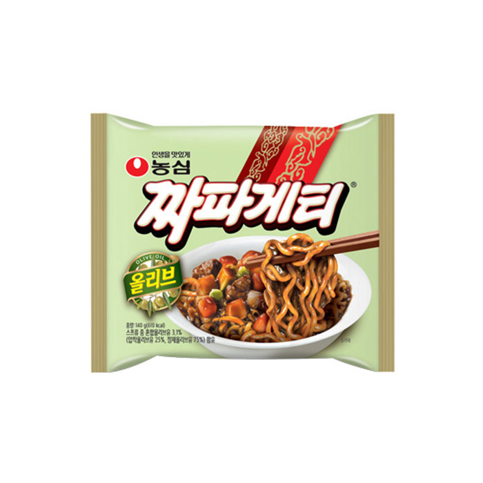 농심 올리브 짜파게티, 140g, 20개