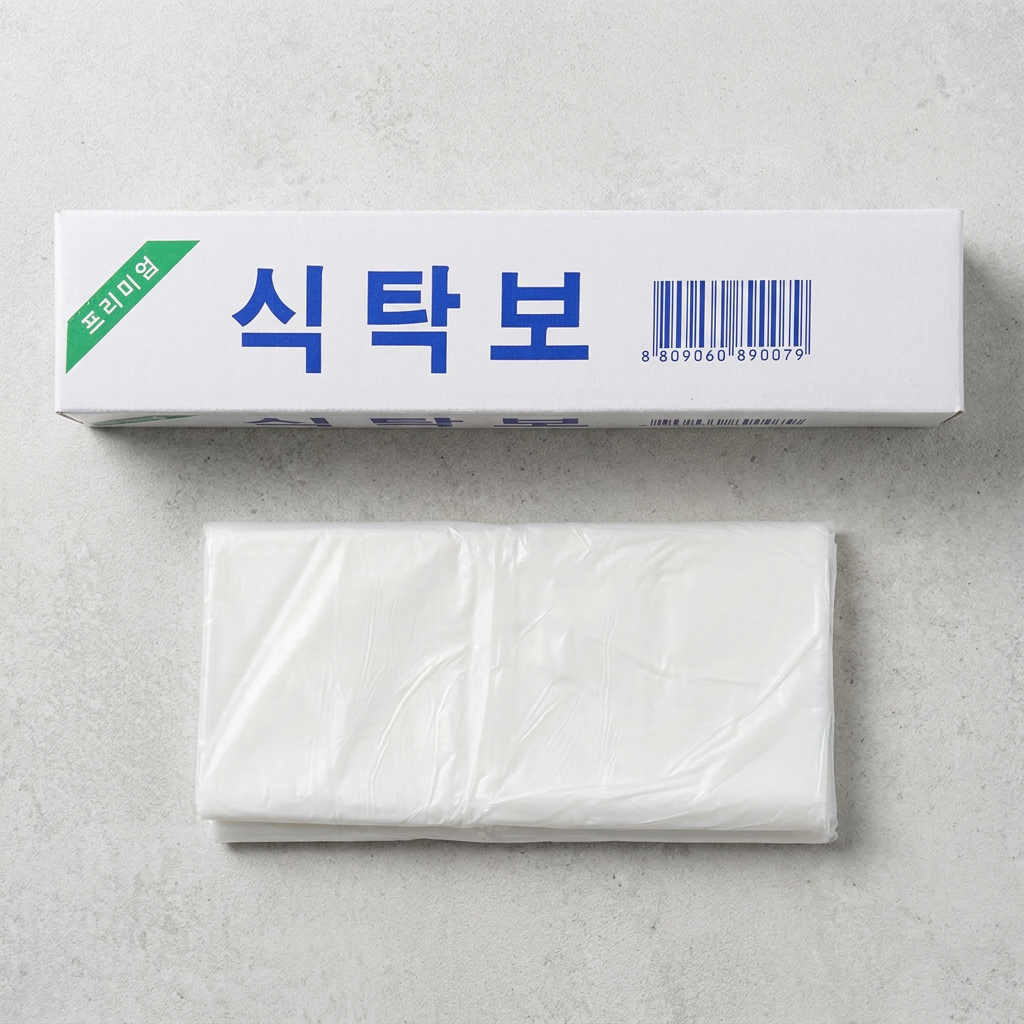 프리미엄 고급형 상종이 국산 비닐 방수 일회용 식탁보, 250매
