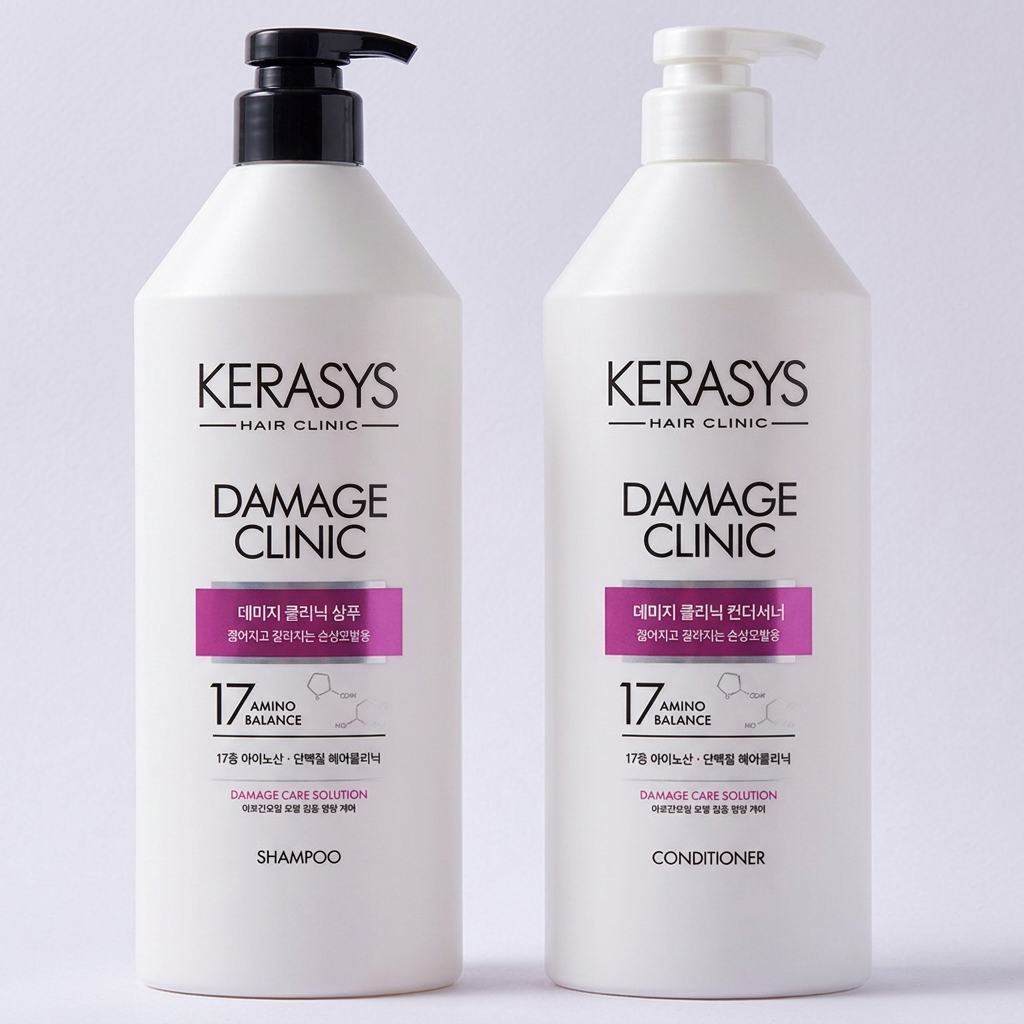 케라시스 데미지 샴푸+컨디셔너 세트, 750ml, 2개입