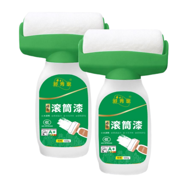 마이샵24 벽면 롤러 페인트, 화이트, 500ml, 1개