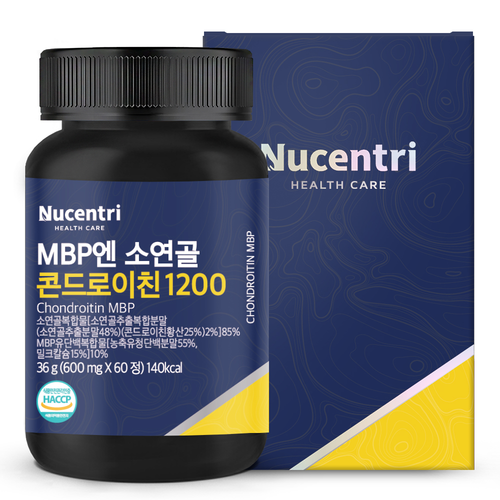 뉴센트리 MBP엔 소연골 콘드로이친 1200, 600mg, 60정, 1개