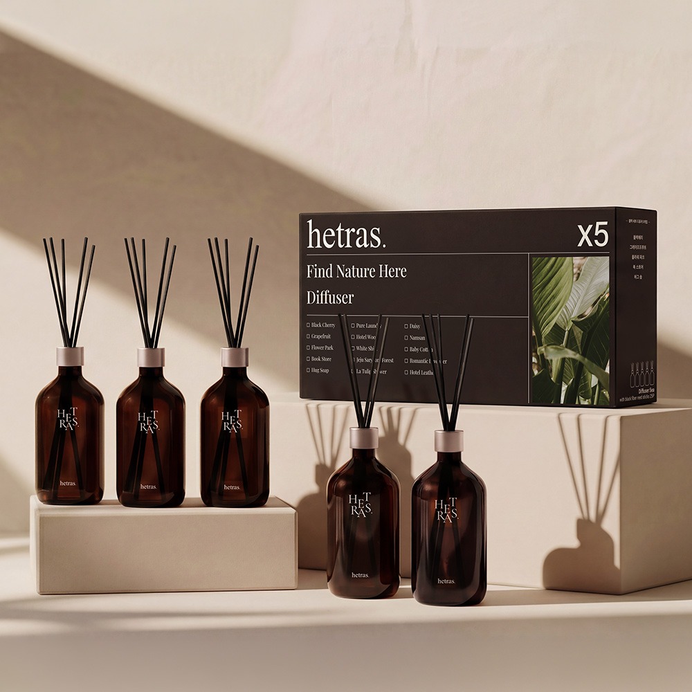 헤트라스 프리미엄 디퓨저, 블랙세트, 500ml, 5개입 가격 추이 헤트라스 프리미엄 디퓨저, 블랙세트, 500ml, 5개입 - 최저가 39,790원