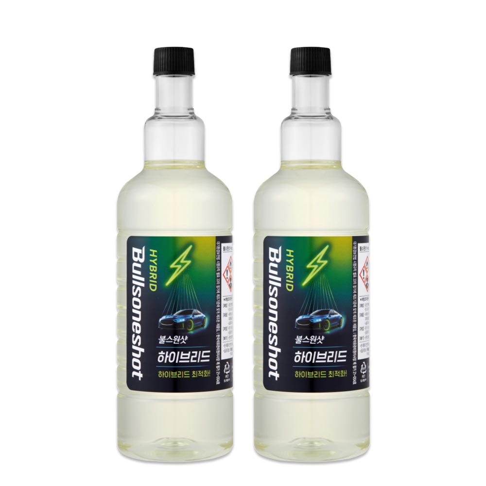 불스원샷 하이브리드 연료첨가제, 가솔린/휘발유, 500ml, 2개