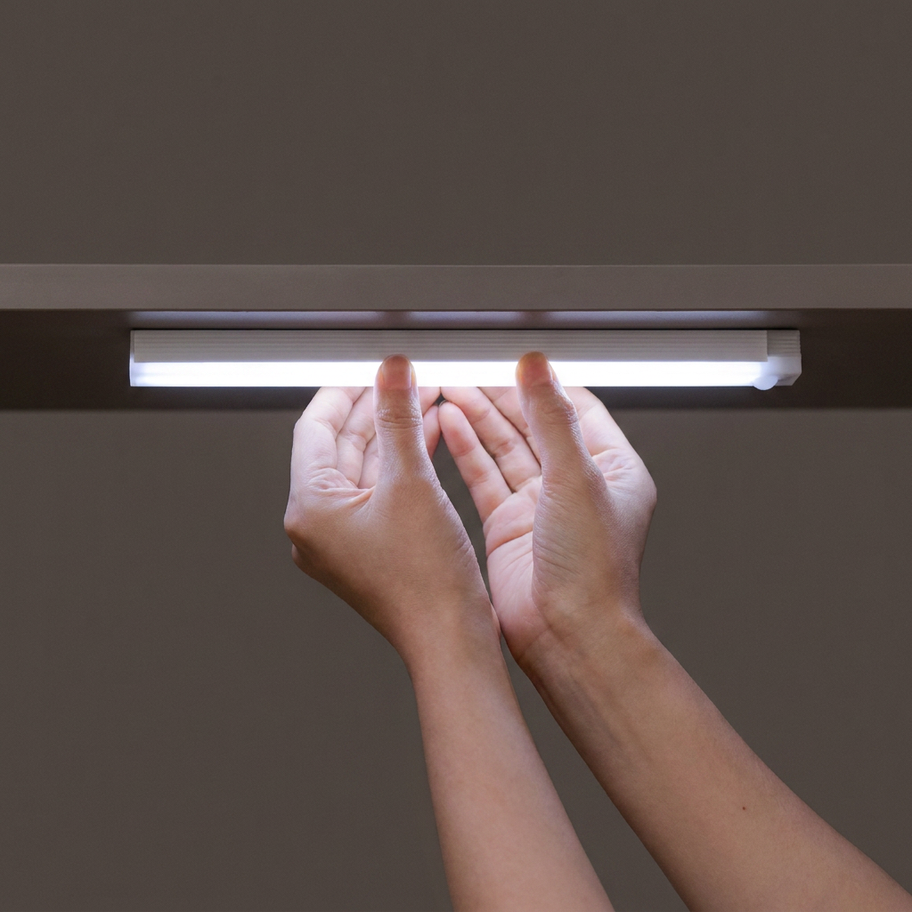 모락 넬리 스퀘어 스틱 LED 무선 자석 센서등, 30cm, 주광색, 1개