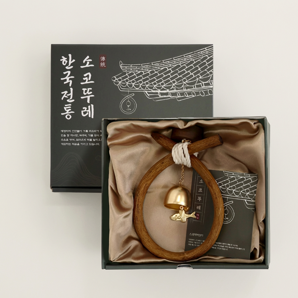 생각하는집 소코뚜레, 네추럴우드, 15cm x 25cm, 1개