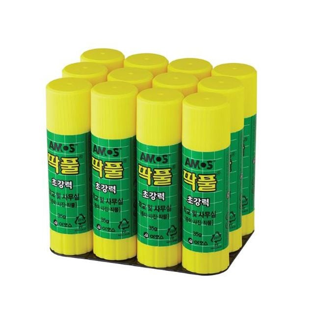 아모스 초강력 딱풀, 35g, 12개