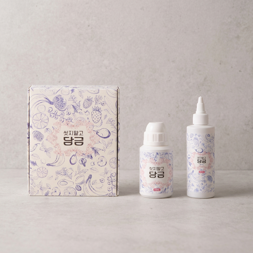 씻지말고 담금 과일세정제 A세트, 160g + 200ml, 1세트
