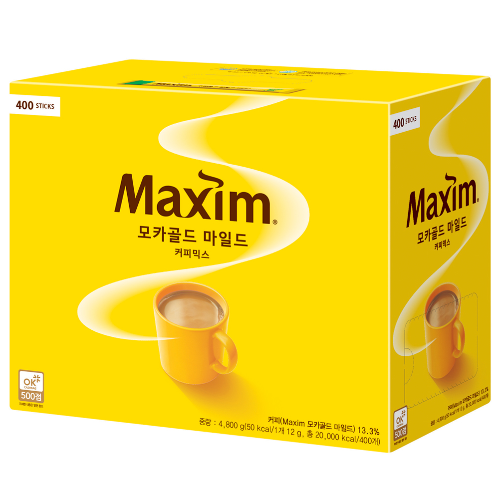 맥심 모카골드 마일드 커피믹스, 12g, 400개입, 1개 가격 추이 맥심 모카골드 마일드 커피믹스, 12g, 400개입, 1개 - 최저가 57,290원