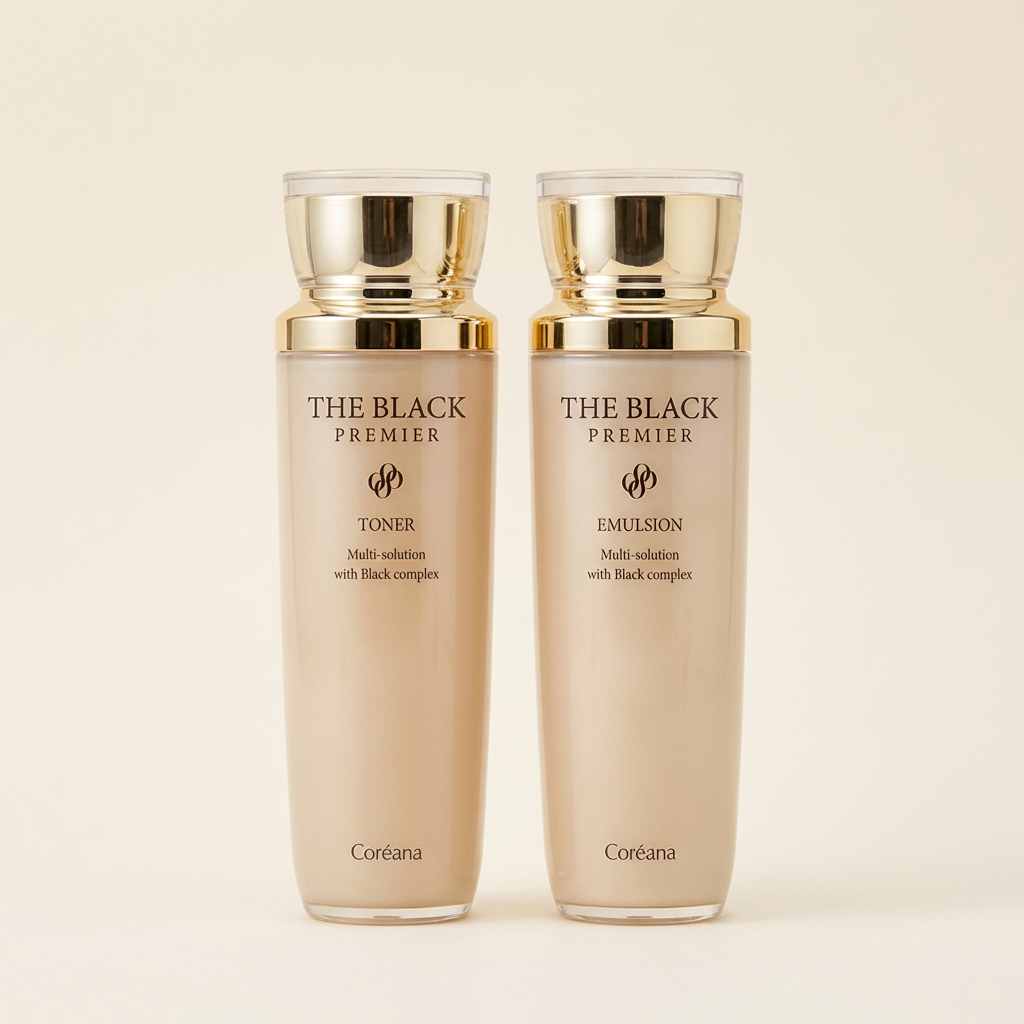 코리아나 더 블랙 프리미어 에멀션, 140ml, 1개