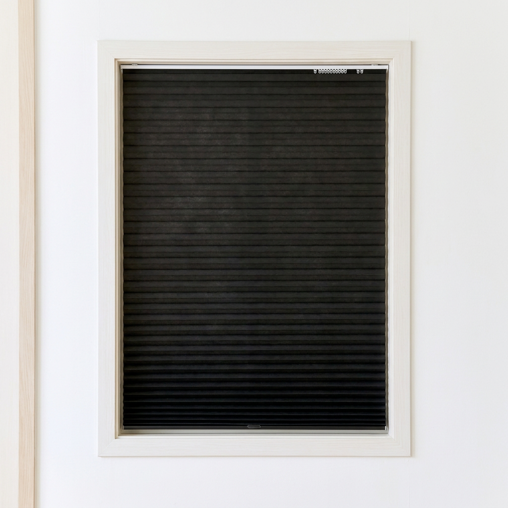 코지아워 붙이는 블라인드, 블랙, 90x150cm