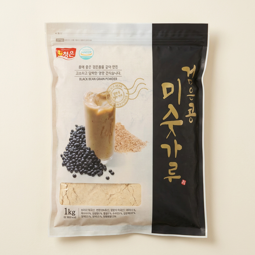 검은콩 미숫가루, 1kg, 2개
