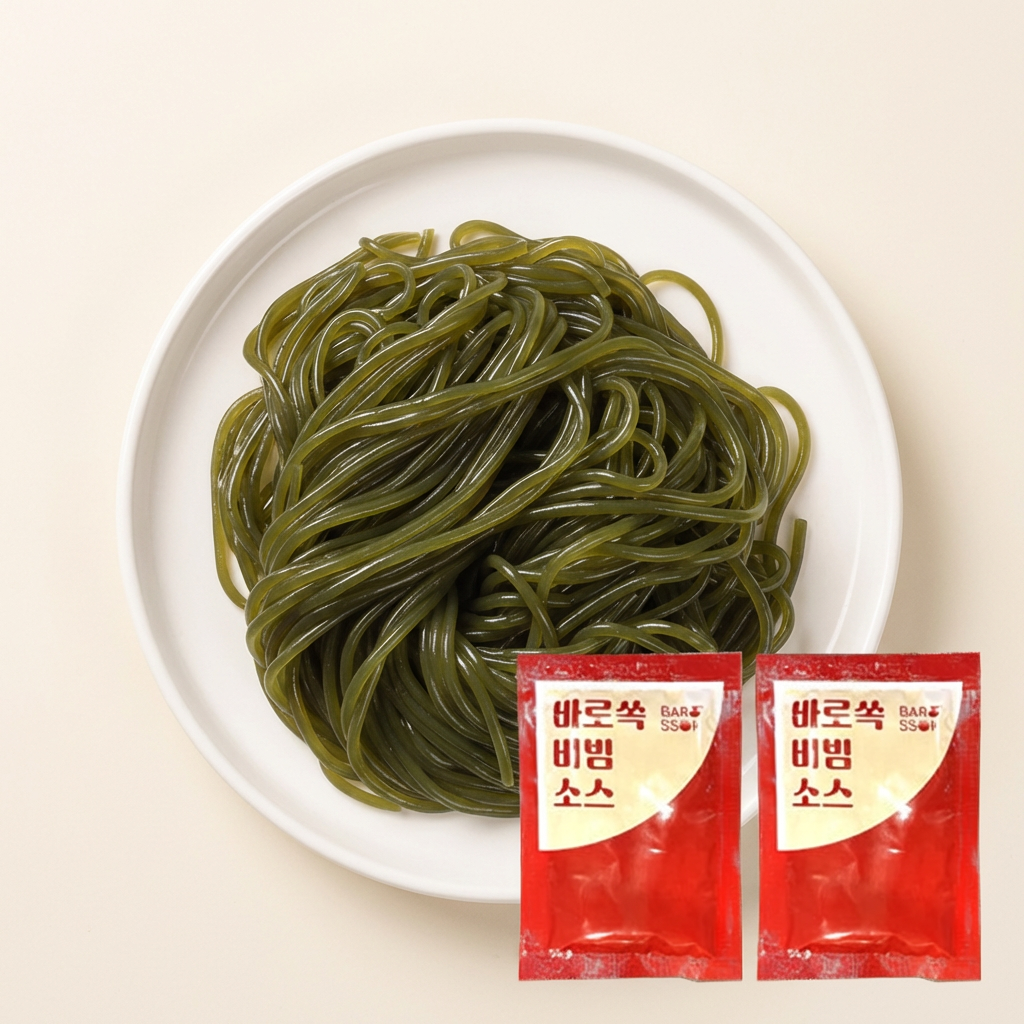 대한민국농수산 미역국수, 300g, 2개 + 비빔소스, 50g, 2개