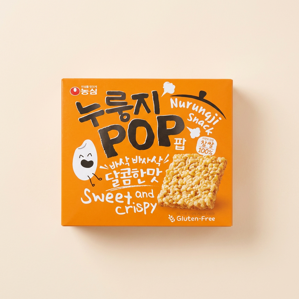 농심 누룽지팝, 142g, 8개