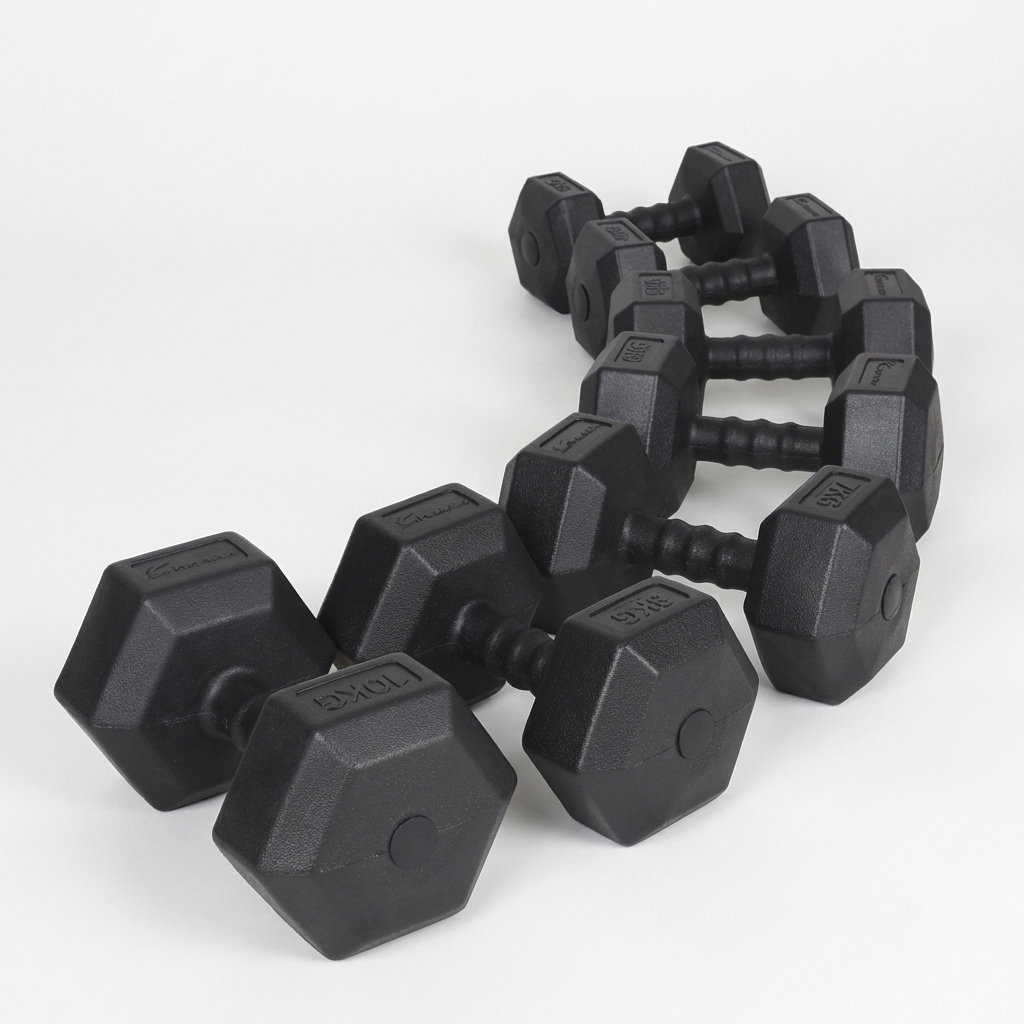 아이워너 맨즈 육각 아령, 6kg, 2개입, 1세트