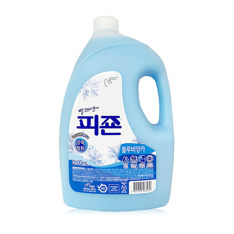 피죤 블루 비앙카 섬유유연제, 3.1L, 3개
