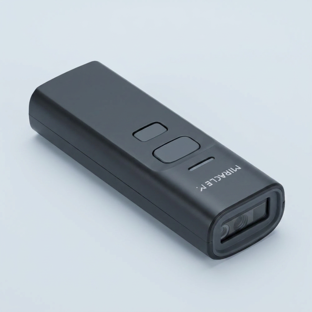 미라클엠 블루투스 바코드 스캐너, MQ350W, 유무선, 1D/2D QR코드스캔, 1개