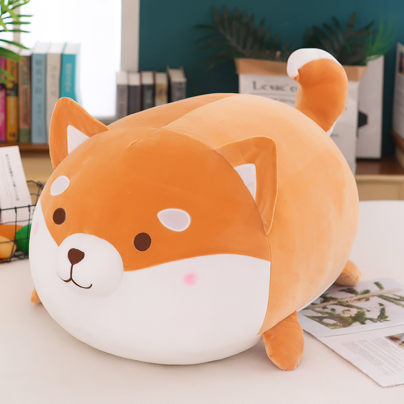 bookaz 모찌 시바견 바디필로우 쿠션 인형, 37cm