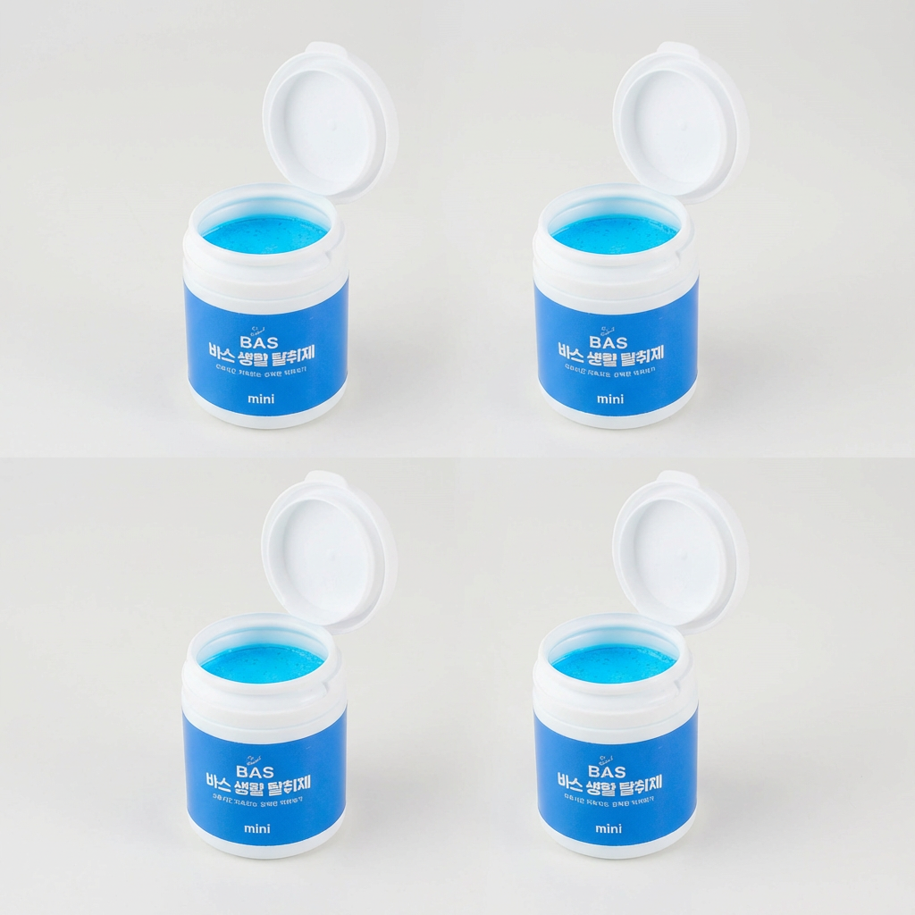 BAS 실내 탈취제 미니, 150g, 4개