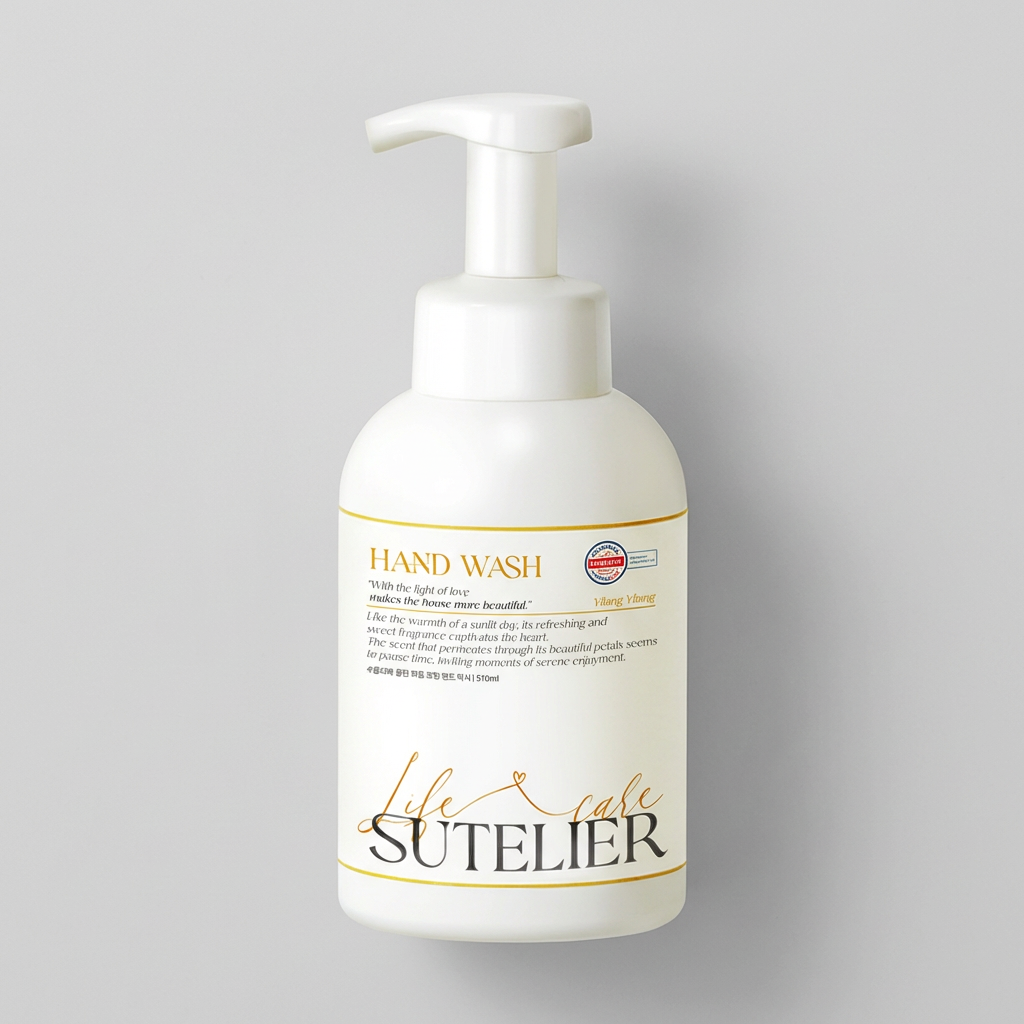 수뜰리에 클린 퍼퓸 포밍 핸드 워시, 일랑일랑향, 510ml, 2개